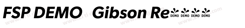 FSP DEMO   Gibson Re字体转换